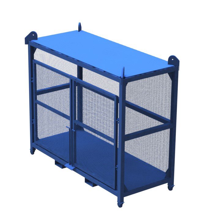 3T Pallet Cage - ISO View