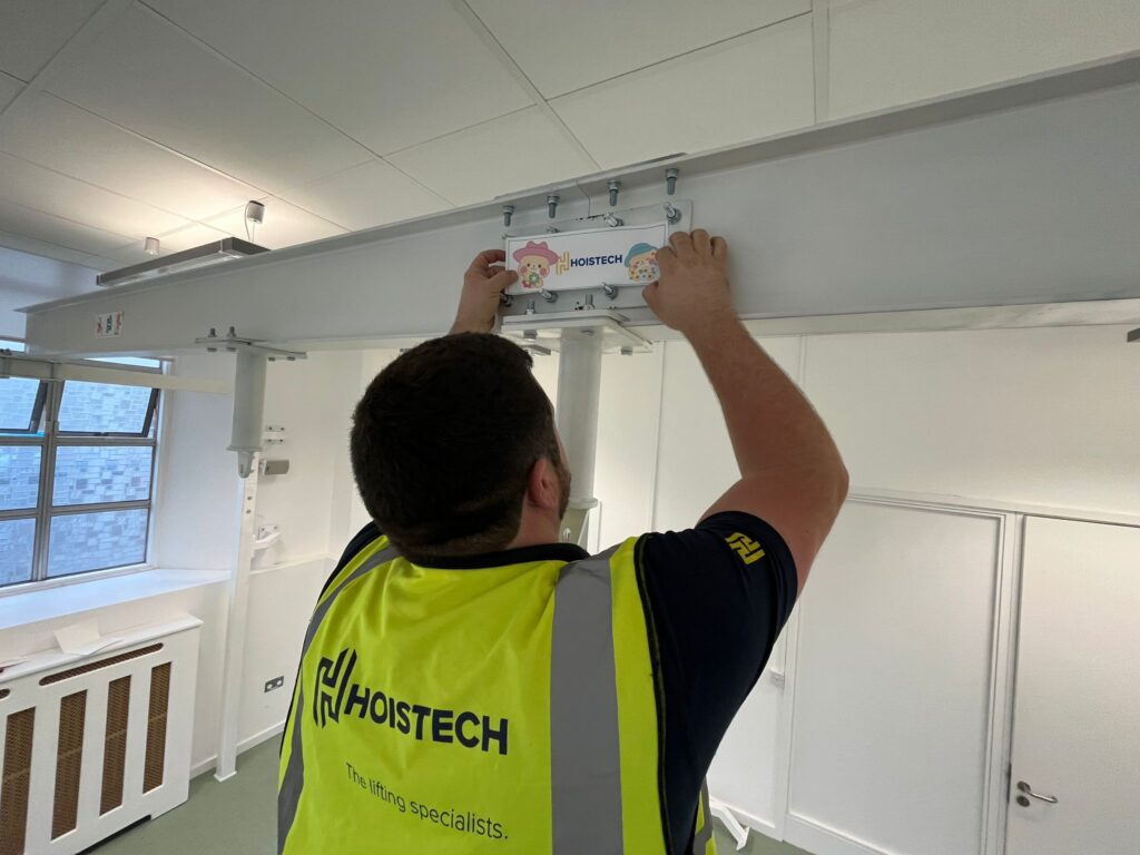 Custom Swing Suspension Frame Installation for Rehabilitation Therapy Room